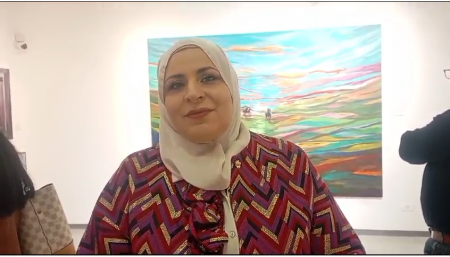 معرض "حوار وصمت" للفنانة فاطمة محمد سعدي في كفرياسيف